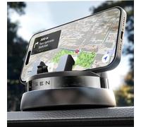 LISEN Soporte Movil Coche[Actualización Real para 2025]Soporte para Movil Coche de Instrumentos Girable 360° Ajustable, Phone Holder Car para iPhone 17 Pro Max/17 Air/16/15/14, Samsung, Huawei, Xiaomi