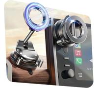 LISEN Soporte Móvil Coche Magsafe, [15+KG Vacío Ventosa & 20N Imán] Suporte Magnetico Telemovel Carro, iPhone Soporte Telefono Coche, Magsafe Car Mount para iPhone 16 Pro MAX iPad Air 17