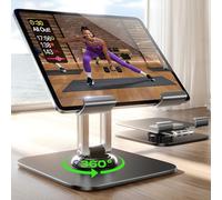 LISEN Soporte Tablet Mesa para iPad 11th Kindle Ebook Tablet Xiaomi Pad 7/ Samsung/Lenovo, Soporte Monitor Portatil Atril Stand Giratorio Gadgets para iPad Air Pro 2024 10th 2025 Pantalla 4,7-12,9"