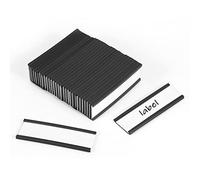 Liseng 30 StüCk Etiquetas magnéticas de canal C, soporte magnético para tarjetas de datos con protección de plástico transparente (30 unidades-1)