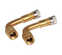 Liseng Alargador de válvula, 2 Unidades, ángulo de Metal de 90 Grados, para Bicicleta, o Scooter