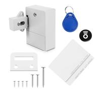 Liseng - Cerradura electrónica RFID, con apertura inteligente digital sin agujero perforado para oficina, cajón, puerta, armario, armario