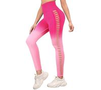 Lishang Leggings Deportivos Mujer Push Up Mallas Anticeluliticos Cintura Alta Pantalones Elástico Opaco Deportivas Scrunch Butt Leggins para Fitness Yoga Running
