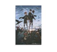 LISHDUNS Haikyuu!! - Póster de la película The Dumpster Battle para dormitorio, sala de estar, decoración de pared, póster estético Art Deco de 30 x 45 cm, estilo sin marco