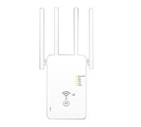 Lisher - 1200 m de distancia sin 2,4 G y 5 G WiFi router señal Booster Extender 4 antena router amplificador de señal para (enchufe UE)
