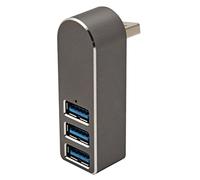 Lisher - Concentrador USB 3.0 para adaptador de ordenador portátil, ordenador y concentrador de carga USB, accesorios para ordenador portátil
