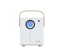 Lisher Home Mini proyector HD proyector portátil Home Cinema proyector inteligente WiFi proyector portátil exterior enchufe UE