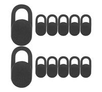Lisher - Pack de 12 protectores para cámara web para ordenador portátil, cámara ultrafina, para ordenador portátil, ordenador portátil, ordenador portátil, PC