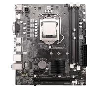 Lisher - Placa base H55 LGA1156 compatible con I3 530 I5 760 Series CPU DDR3 placa base de ordenador + i3 540 CPU + accesorios de reemplazo de grasa térmica