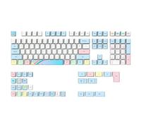 Lisher - Práctica para personalizar 139 teclas PBT Keycaps portátil útil para DIY sublimación mecánica Keycap, B