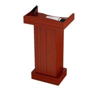 LISHEUK Atril de Suelo, podio, Atril portátil, podios de Madera con cajón y Almacenamiento Abierto, Soporte para podio, Mesa de conferencias, podios Modernos de pie, A-60cmx42cm