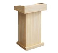 LISHEUK Atrile de Suelo, podio, Atril, Soporte para Atril, atriles, Atril Moderno de Madera con Almacenamiento Abierto, podios para Profesores de 60 * 45 * 110 cm, Mesa de confer