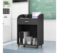 LISHEUK Atriles Grandes con amplios cajones y Espacio Abierto. Altura del Atril: 47 Pulgadas. Soporte para Atril con Ruedas con Bloqueo.