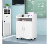 LISHEUK Atriles Grandes con amplios cajones y Espacio Abierto. Altura del Atril: 47 Pulgadas. Soporte para Atril con Ruedas con Bloqueo.