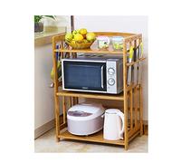 LISHEUK Estante Organizador de Cocina Multicapa para Horno microondas, condimentos, Almacenamiento (Altura Ajustable), Color: 83 cm de Alto, 38 cm de Ancho x 55 cm de Largo.