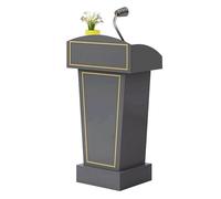 LISHEUK Púlpito de conferencias, atriles, podios de pie con Almacenamiento Abierto, Soporte para podio, podios para Profesores, mostrador de recepción, podios para pizarras de al