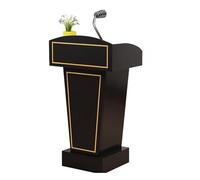 LISHEUK Soporte para Atril, podios de pie con Almacenamiento Abierto, Soporte para Atril, podios para Profesores, mostrador de recepción, podios para Pizarra de Alta Densidad, A,