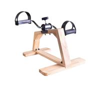 LISHEUK Stepper aeróbico de Madera Maciza para Debajo del Escritorio, ejercitador de Pedales de Bicicleta, Entrenamiento de piernas y Brazos para Personas Mayores, ejercitador de