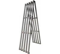 LISHEUK Transportador de Gravedad de plástico ABS sin Motor para manipulación de mercancías, polea de Descarga portátil de Acero Inoxidable, Rodillo de Descarga para entregas en almacenes (3 guías,