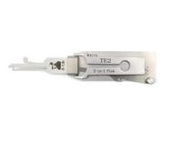 LiShi TE2 2 en 1 ganzúa y decodificador para cerraduras TESA, cerradura civil de puerta de casa y lector de llaves, herramienta profesional de cerrajero