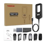 lishitool TKEY 101 - Equipo programador universal de llaves de coche con 6 llaves remotas compatibles con sistemas antirrobo