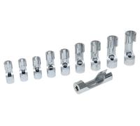 Lisle 12030 Juego de llaves de vaso de tuerca acampanada, 10 unidades.