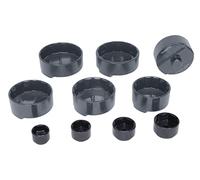 Lisle 62250 - Juego de llaves de filtro y enchufes, 10 unidades.