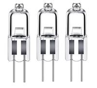LISOCLU Lámparas halógenas G4 6v 12v 24v 110v 220v 5w 10w 20w 28w 35w 40w 50w Blanco cálido 3000k Dimmable G4 Lámparas halógenas Cocina Sala de estar Dormitorio (6V-15W/3PCS)