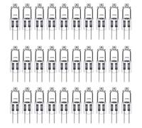 LISOCLU Lámparas halógenas G4 6v 12v 24v 110v 220v 5w 10w 20w 28w 35w 40w 50w Blanco cálido 3000k Regulable g4 Lámparas halógenas Cocina Sala de estar Dormitorio (12V-20W/30PCS)