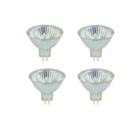 LISOCLU ¡MR11 lámpara halógena 2-Pin GU4/G4 atenuación 2700K blanco cálido reflector halógeno-perfecto para la iluminación del microscopio y la luz de trabajo! 4Pcs 6V-15W 200 Lumen