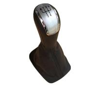 LISROEU Compatible con Skoda para Fabia 2000 2001 2002 2003 2004 2005 2006 2007 2008 5 Velocidades Pomo De Cambio De Marchas Pomo Universal pomo Palanca Cambios(Silver)