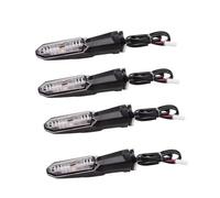 LISROEU Intermitentes Moto Compatible con para ER-6N para ER-6F 2009-2016 para Z650 para Z900 para Ninja 650 2017-2020 Luz De Señal De Giro Delantera Y Trasera Intermitente Direccional(Clear,4pcs)