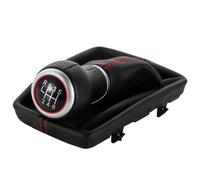 LISROEU Perilla Cambio Palanca Compatible con A4 para S4 8K A5 Q5 8R para S-Line 2007 2008 2009 2010 2011 2012 2013 2014 2015 Adaptateur Soufflet Levier Vitesse para Voiture 5 6 Vitesses(6-Speed)