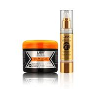 Liss Expert Kit Alisado Células Madre + Divine Oil 50 ml + Shampoo Stem Cells 250 ml - Suavidad Profesional y Control del Frizz