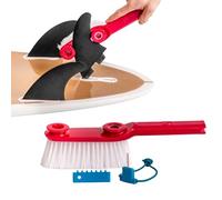 LISS The Clean Fin, cepillo de cerdas removedor de arena, herramienta de extracción e instalación de aletas de tabla de surf con cuerda de correa incluida, removedor de cera y raspador, accesorios de