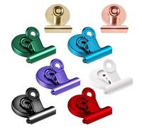 Lissaberg 8 clips magnéticos, imanes magnéticos para nevera, para pizarra, oficina escolar, fotos, refrigerador, decoración de casillero (8 clips)