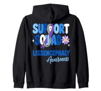 Lissencephaly Awareness Support Squad Rare Disease Supporter Sudadera con Capucha