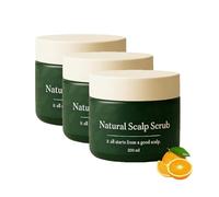 Lissima Exfoliante Natural para el Cuero Cabelludo: Limpieza Profunda y Nutritiva, Elimina la Caspa Eficazmente, Hidratante y Cómodo, Fórmula Botánica Suave para Todo Tipo de Cabello (3PCS)