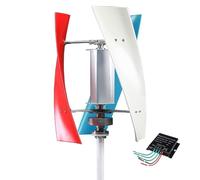 Lissontine 3000W De Bajo Ruido, 12 V-220V con Controlador Ca Potencia Eólica Generador De Turbinas Eólicas De Bajo Ruido Vertical para Energía Suplementaria color-12V