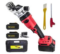 Lissontine Esquiladora para Ovejas Profesional Sin Cable, 500W Máquina de Esquilar Ovejas y Caballos con 2 Baterías 21V, Baja Sonoridad, Cuchilla 13 Dientes para Cabras y Alpacas