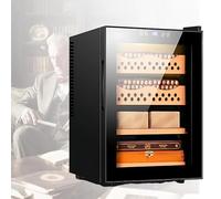 Lissontine Gabinete Humidificador De Puros con Ventilación Avanzada Y Sensor Inteligente, Humidor Puros para Amantes del Tabaco con Alta Capacidad Y Elegancia 50L-300Counts