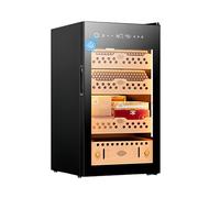 Lissontine Gabinete Humidificador De Puros con Ventilación Avanzada Y Sensor Inteligente, Humidor Puros para Amantes del Tabaco con Alta Capacidad Y Elegancia 70L-400Counts