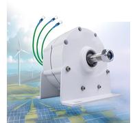 Lissontine Generadores De Alternador De Ca De Baja Velocidad De 12000w con Base para Turbinas Eólicas Hidráulicas, Cabezal De Generador De Imán Permanente De 8000w 48V