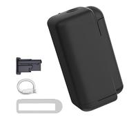 Lissontine Impresora Industrial De Inyección De Tinta Manual para Fecha Y Código De Caducidad, Impresión Resistente a Manchas para Impresora De Códigos De Barras Y Texto Y Código(Black)