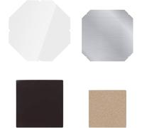 Lissontine Kit De Materiales para Imanes con Base Cuadrada, Consumibles para La Fabricación De Imanes Y Fotos Adhesivas para Ideas Creativas En Casa Cardboard/2.5x2.5in-1000set