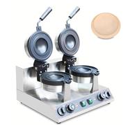 Lissontine Máquina De Hamburguesa Y Gofrera Profesional, Máquina para Helados con Prensa Panini Gelato Y Wafflera Multifuncional para Street Food Y Desayunos Dual