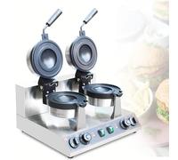 Lissontine Máquina De Hamburguesas Y Máquina para Helados, Wafflera Multifuncional con Doble Cara, Temporizador 0-5 Minutos Y Temperatura Ajustable 50-300 °c Dual