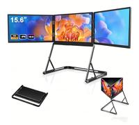 Lissontine Monitor Portátil De Viaje 15,6", Extensor De Pantalla para Portátil, Monitor HDR IPS Portátil, Pantalla Adicional Portátil para Teletrabajo Y Oficina