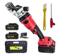 Lissontine Profesional Esquiladora Motor Sin Escobillas para Ovejas y Caballos, 500W Cortadora Inalámbrica para Tufting y Rug Carving, 1350 RPM con 2 Baterías y Cuchilla SK5