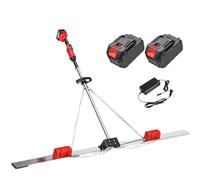 Lissontine Regla Vibrante Eléctrica para Hormigón, Motor Brushless De Cobre, 2 Baterías De Litio 25000mA, Nivelador De Hormigón Profesional, Motor De Alto Rendimiento TwoMotor1.8M